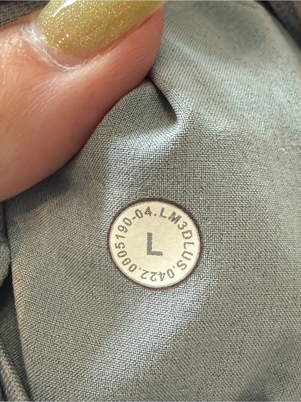 Lululemon At Ease Half-Zip Heathered Melody Light Grey Men’s Large 25754 - Picture 9 of 11